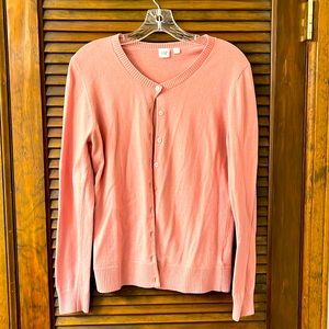 Gap pink cardigan